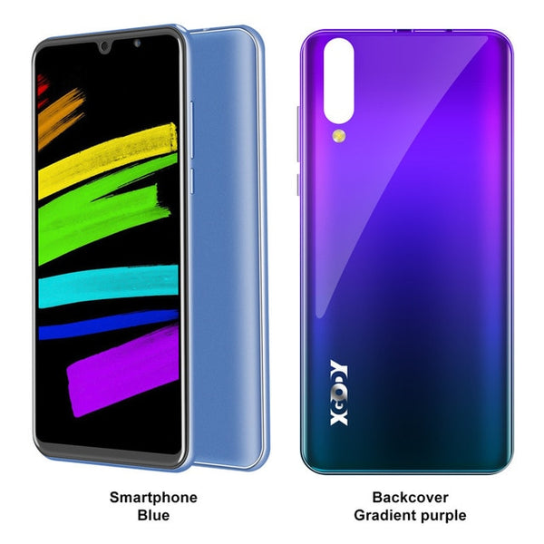 XGODY P30 3G Smartphone 6" 18:9 Android 9.0 2GB RAM 16GB ROM MTK6580 Quad Core Dual Sim 5MP Camera 2800mAh GPS WiFi Mobile Phone