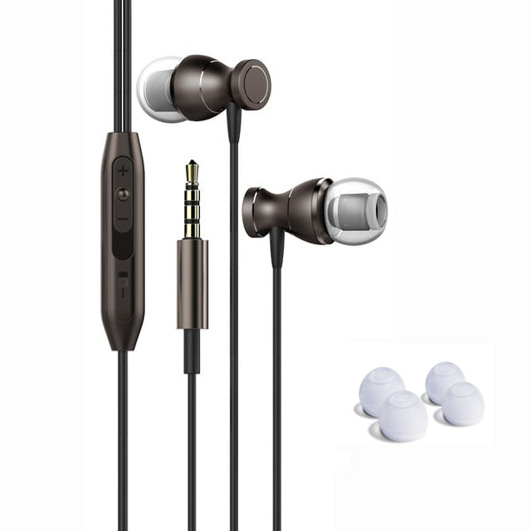 In-Ear Bass Sound Earphone Headsets Headphone Control Magnetic Clarity Stereo Sound With Earphones For iPhone Mobile Phone MP3