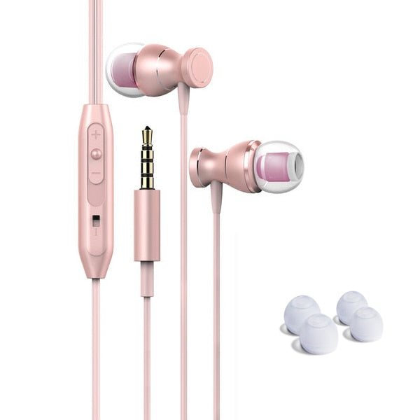 In-Ear Bass Sound Earphone Headsets Headphone Control Magnetic Clarity Stereo Sound With Earphones For iPhone Mobile Phone MP3