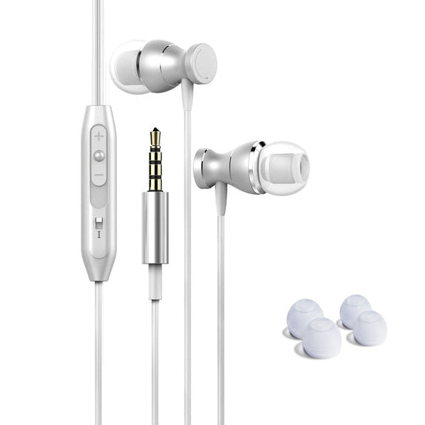 In-Ear Bass Sound Earphone Headsets Headphone Control Magnetic Clarity Stereo Sound With Earphones For iPhone Mobile Phone MP3