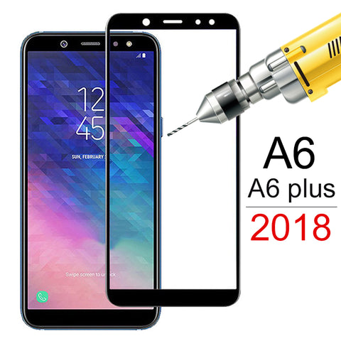 Tempered Glass For Samsung Galaxy A6 2018 A6plus A600F Screen Protector on the For Samsung A6 Plus A6+ A 6 Protective Film Cover